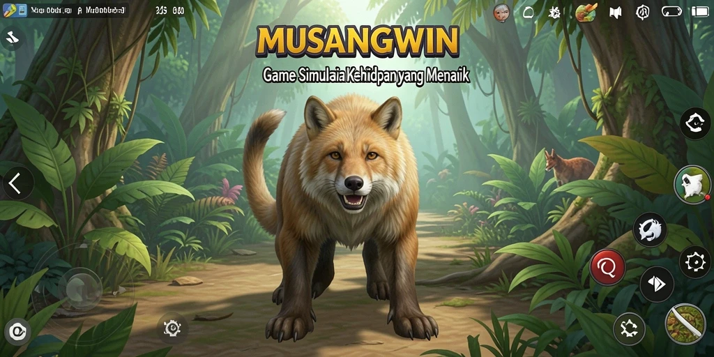 Tampilan gameplay <strong>MUSANGWIN</strong> yang menarik dan interaktif.