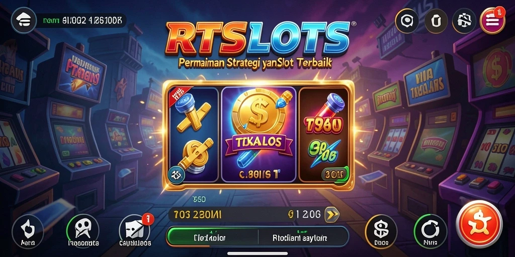 Tampilan seru gameplay RTSLOTS yang memadukan strategi dan slot.